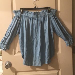 Off the shoulder shirt
